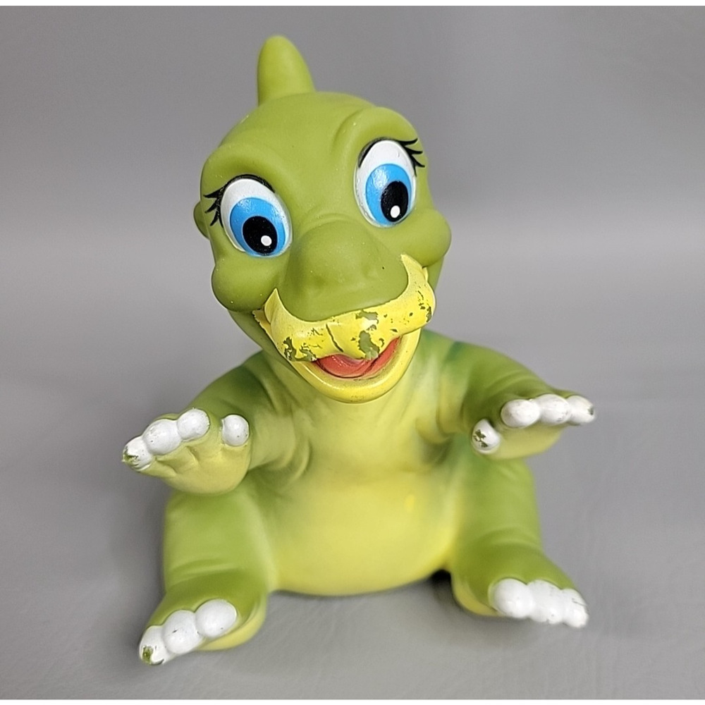 1988 Pizza Hut Land Before Time Hand Puppets Set of 4 Vintage Toys - Picture 2 of 11